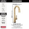Delta Monrovia: Single Handle Pull-Down Bar/Prep Faucet With Touch2O Technology 9991T-CZ-PR-DST